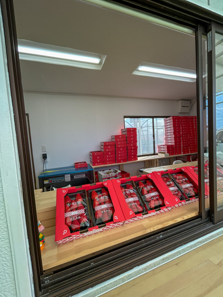 いちごカゾク直売所の品揃え｜奈良県田原本町 朝採り古都華